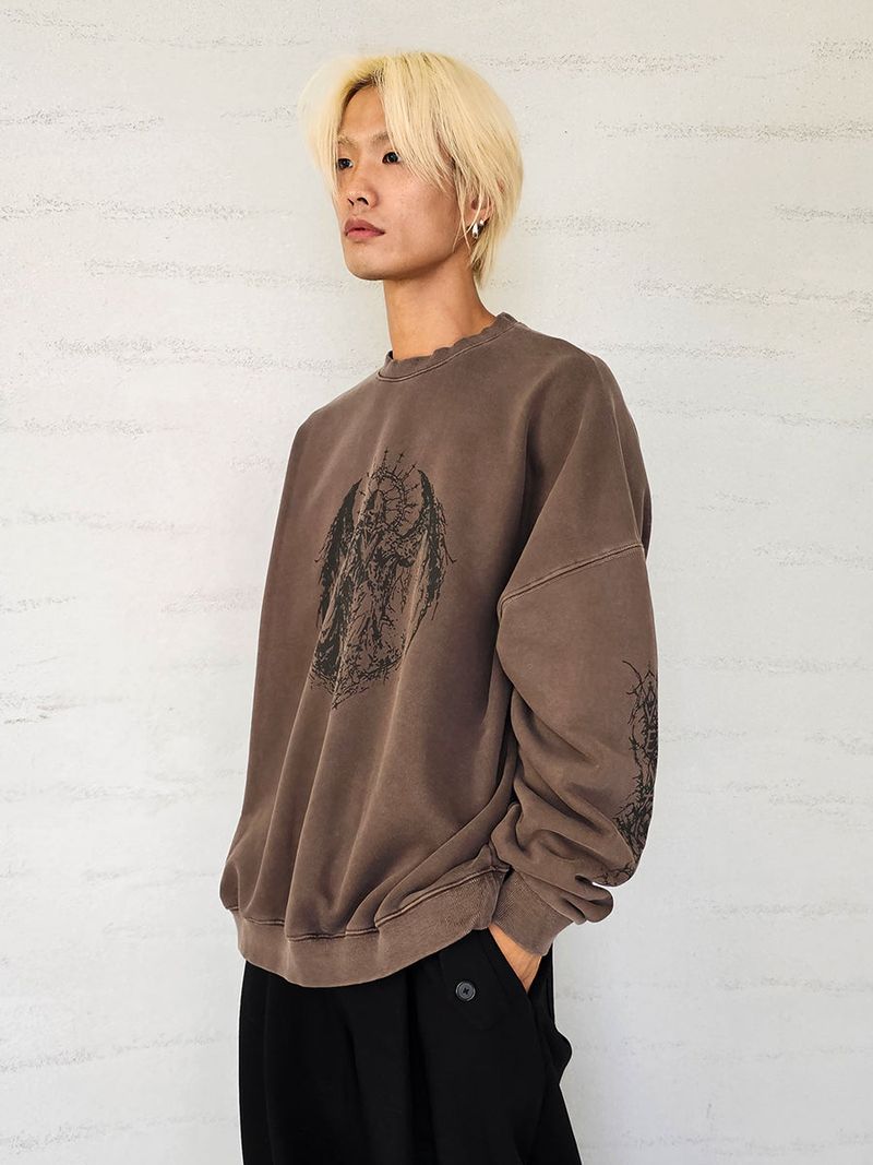 VENTIQUE Pigment Gabriel Sweatshirt 3colors