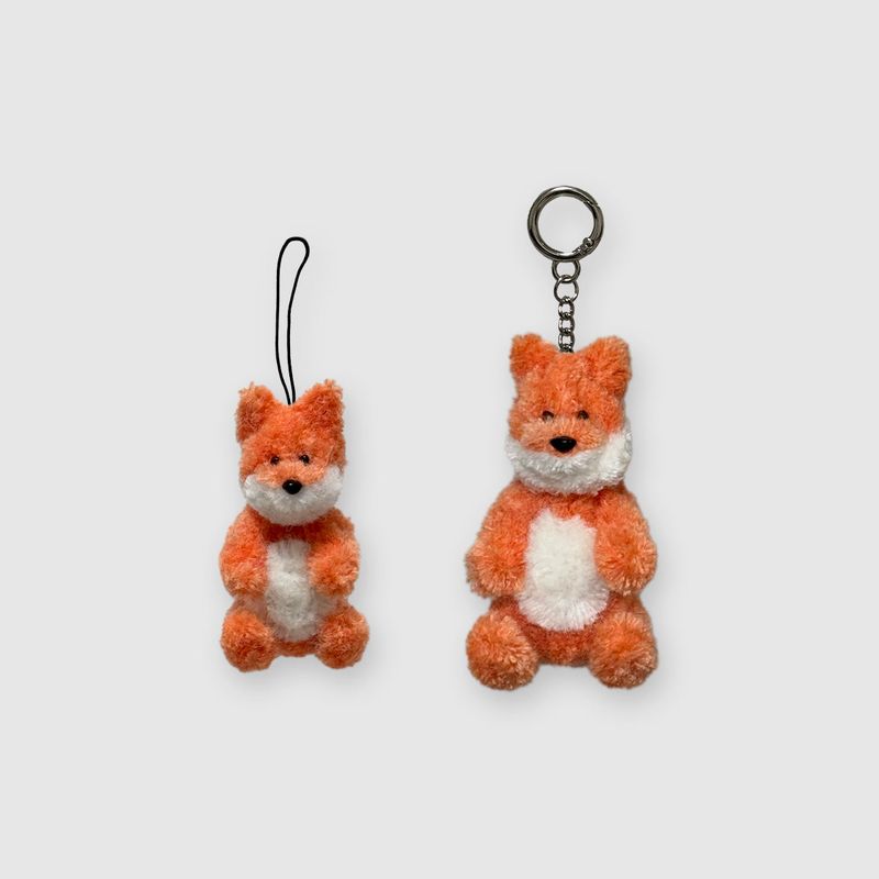 [made] fox keyring s size
