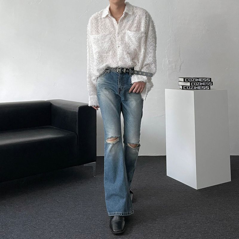 CR Adele Mohair Cropped Shirt (2 colors)