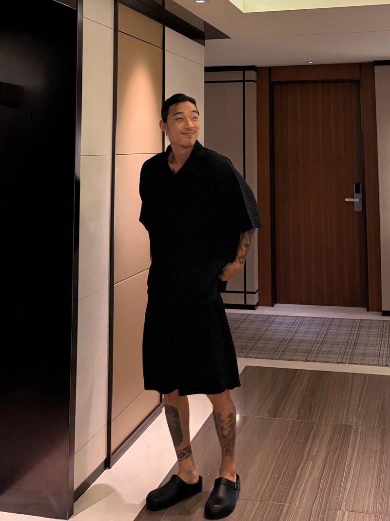 [ VIR Style Original ] INKKI Buttonless Pleated Wide Half Pants 