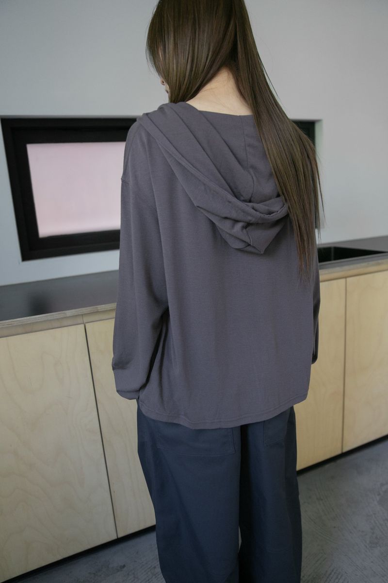 smooth hoodie zip-up(4colors)