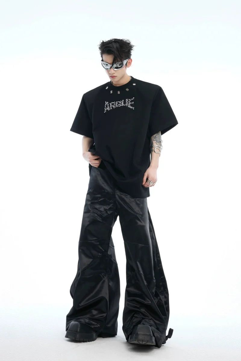 Pearl Logo Padded Shoulder T-Shirt