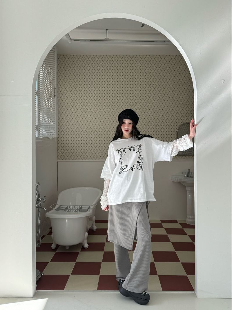 BELLE Lace Layered T-shirt