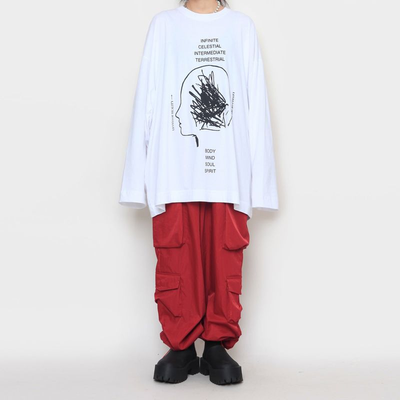 Brain over long sleeve T