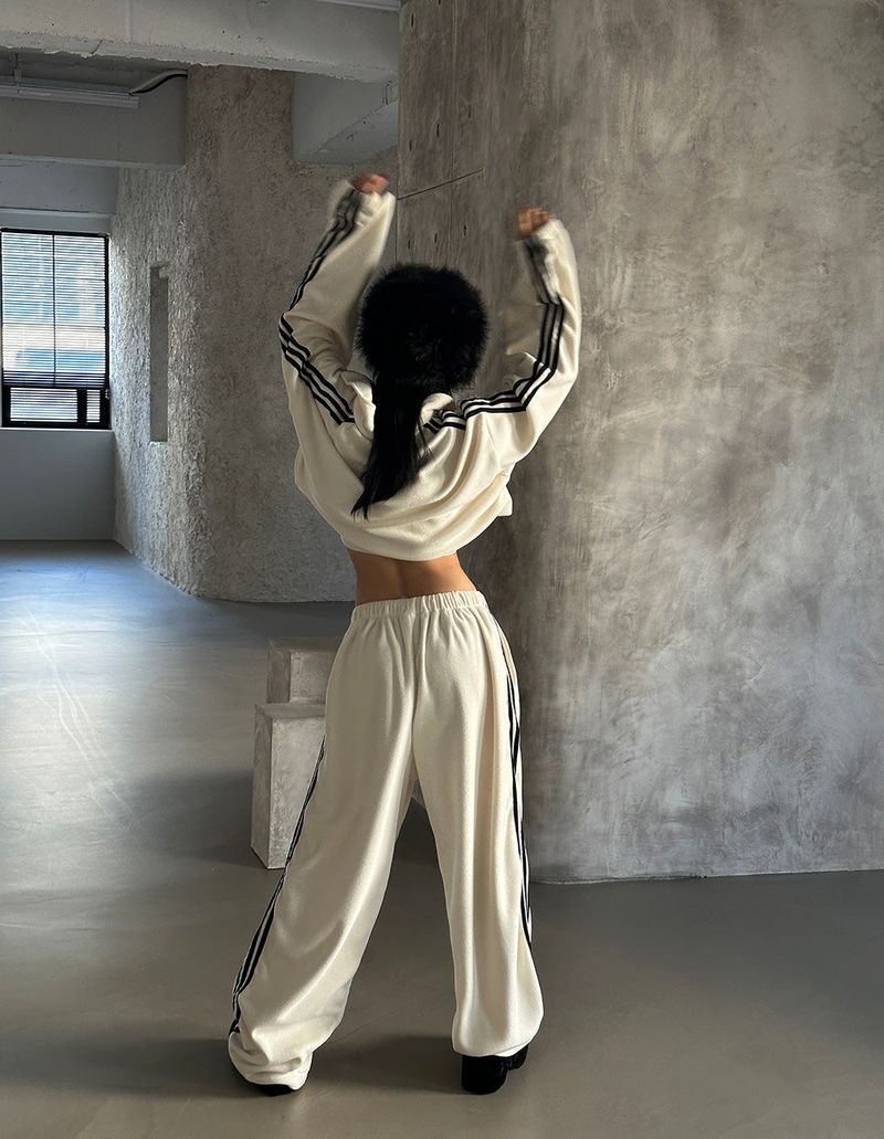 Fleece Track Wide Pants