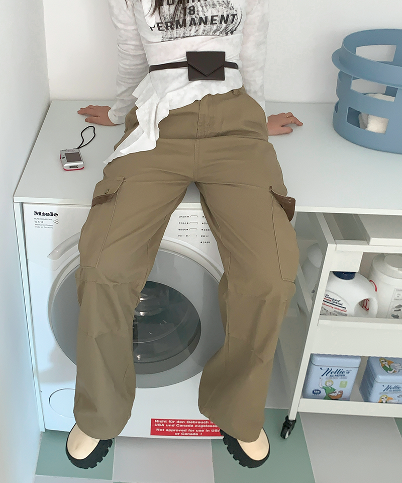 モダンカーゴストレートフィットパンツ