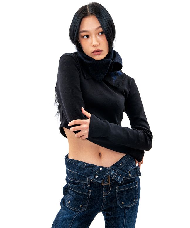RNHI JACQUARD NECK WARMER