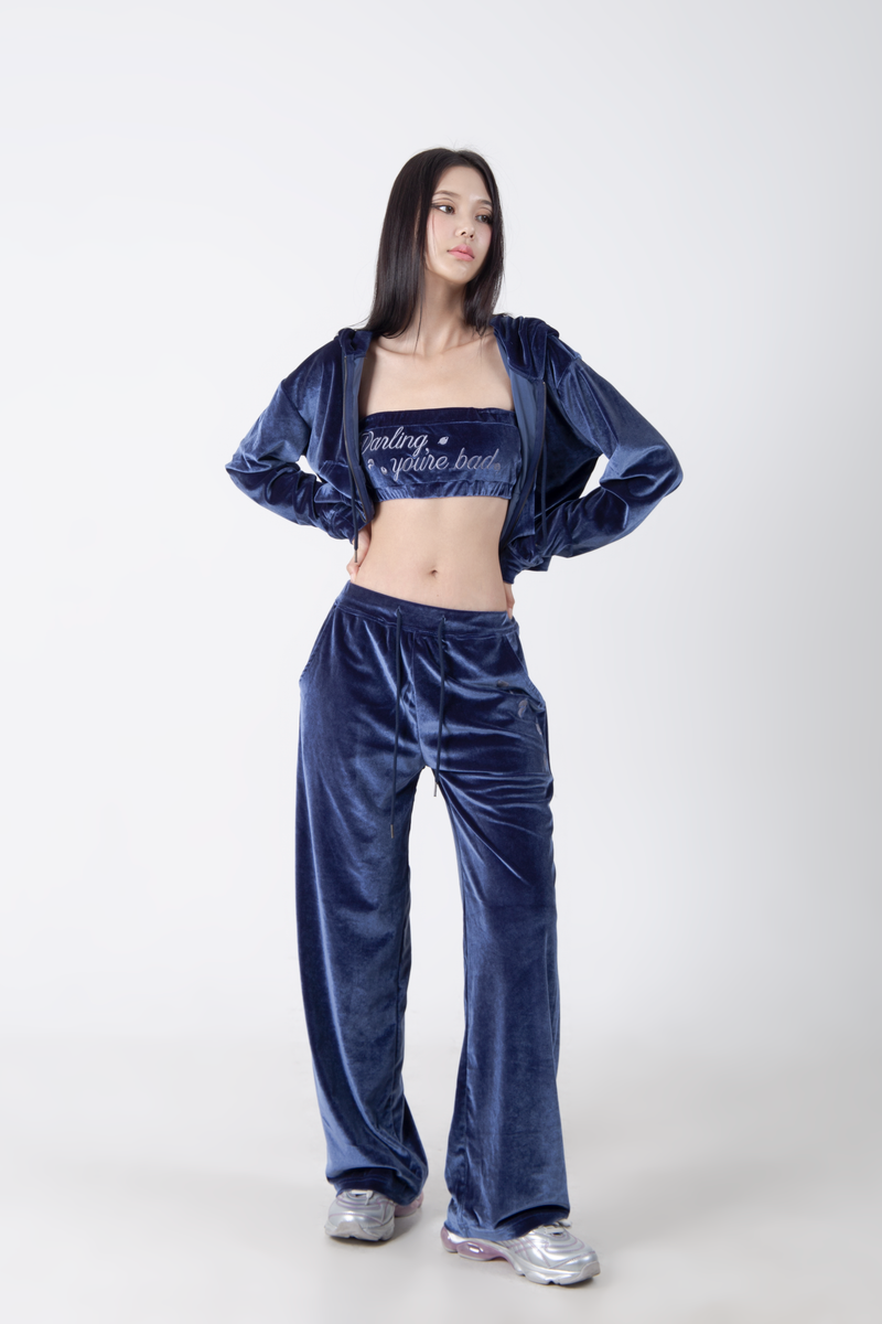  DARLING, YOUR SWEATPANTS ! #VELVET BLUE