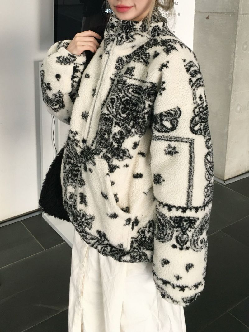 RITCORE（リットコア）の「Paisley Quilted Over Fleece Zip-Up (2c)（Jackets/Outerwear）」