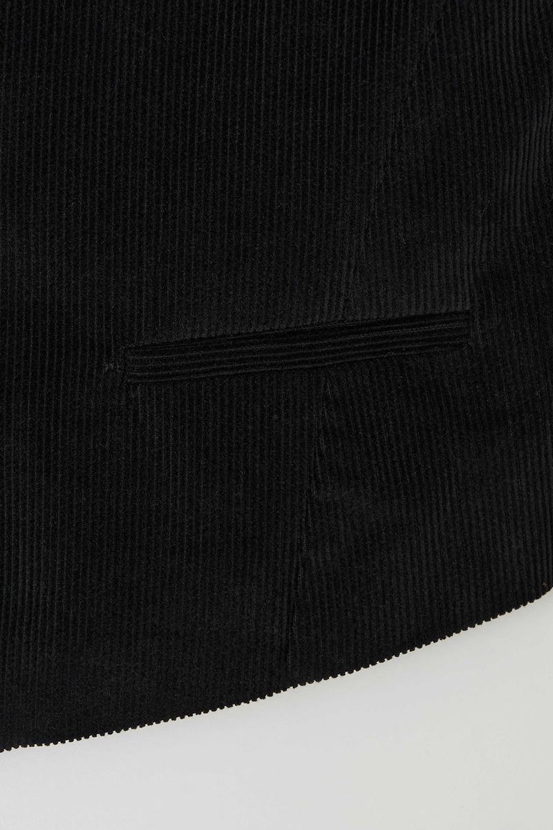 Early corduroy vest_black