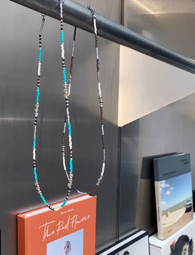 No.0774 color beads necklace