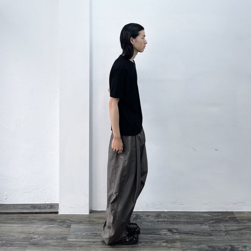 Structural Pleated Drawstring Pants