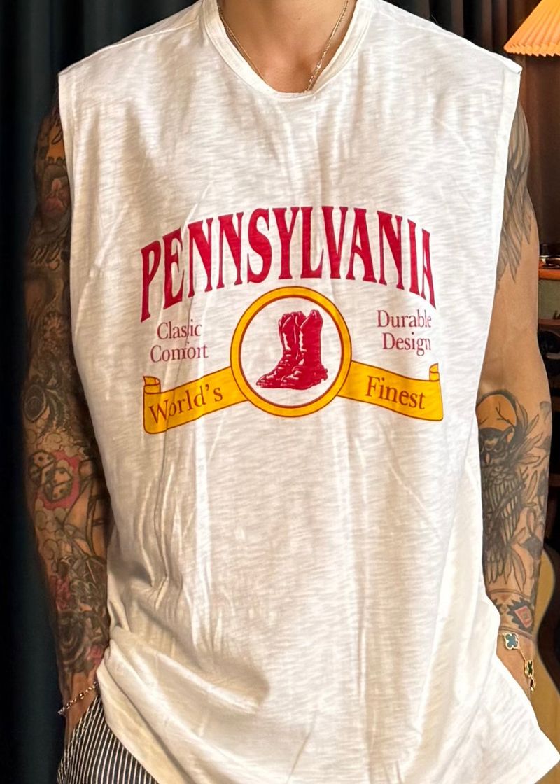 Pennsylvania Box Sleeveless 2COLOR