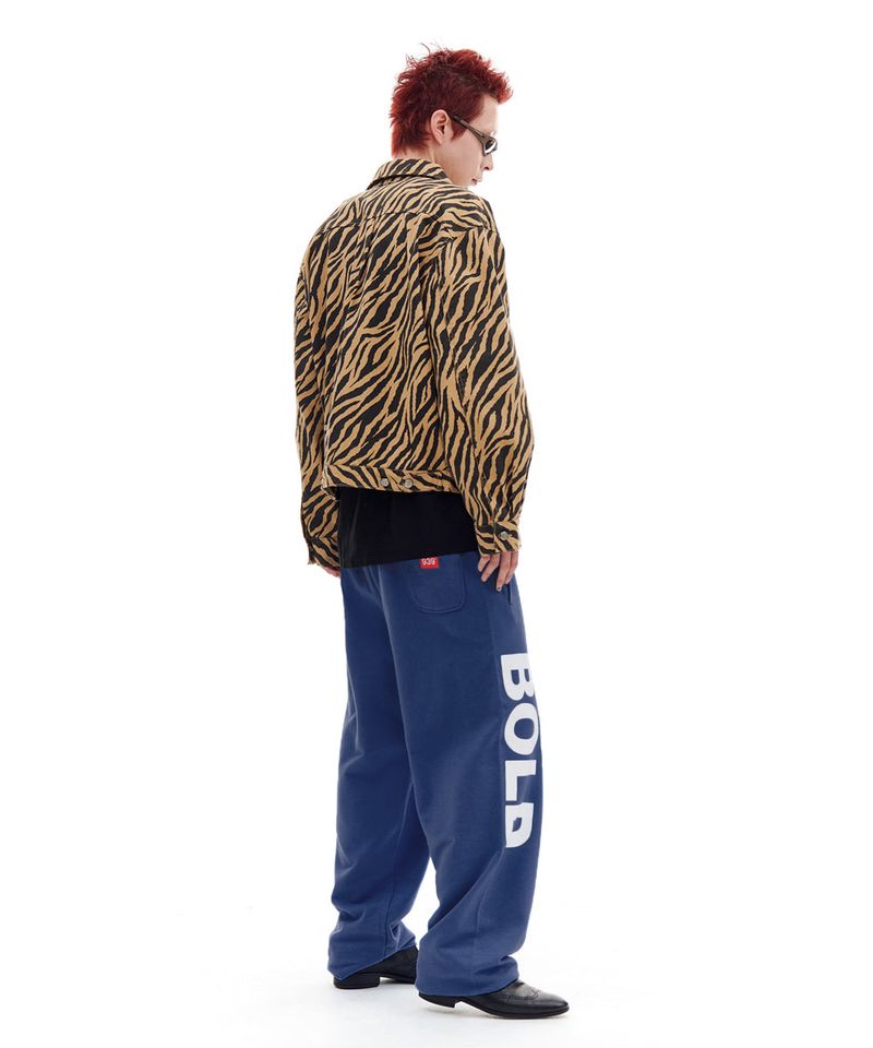 BOLD LOGO SWEAT PANTS (BLUE)
