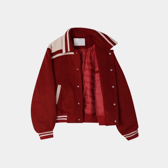 Winter Coloring Stadium Jacket (2color)