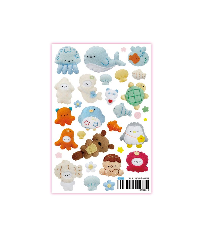 set of 10 stickers