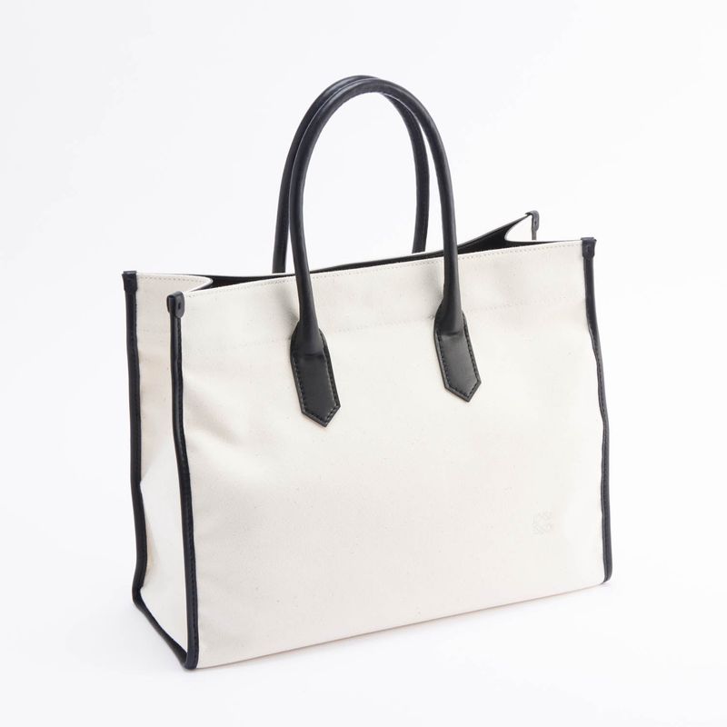Apple Leather&OrganicCotton Tote bag