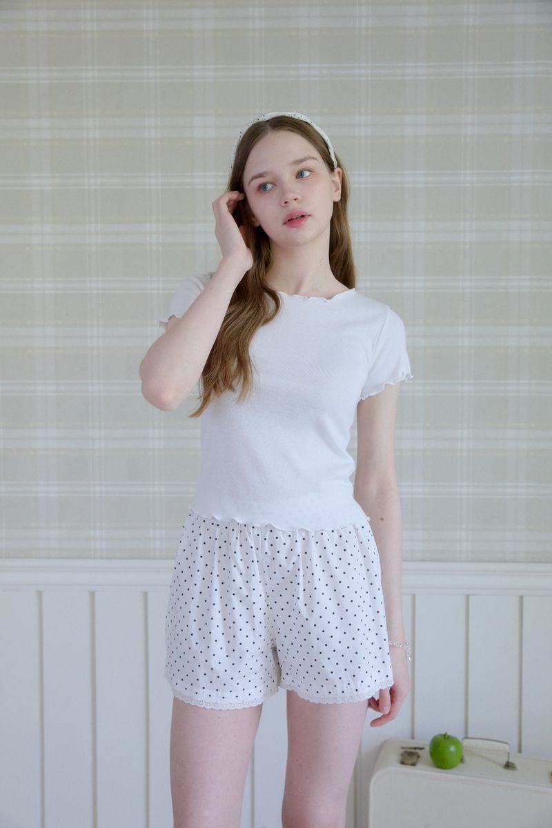 MELLOW RIPPLE FRILL T-SHIRT