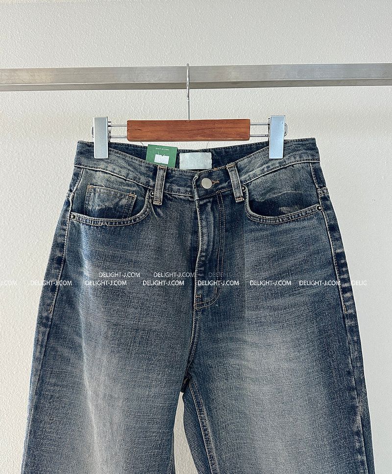 Boy Fit Straight Wide Bootcut Jeans