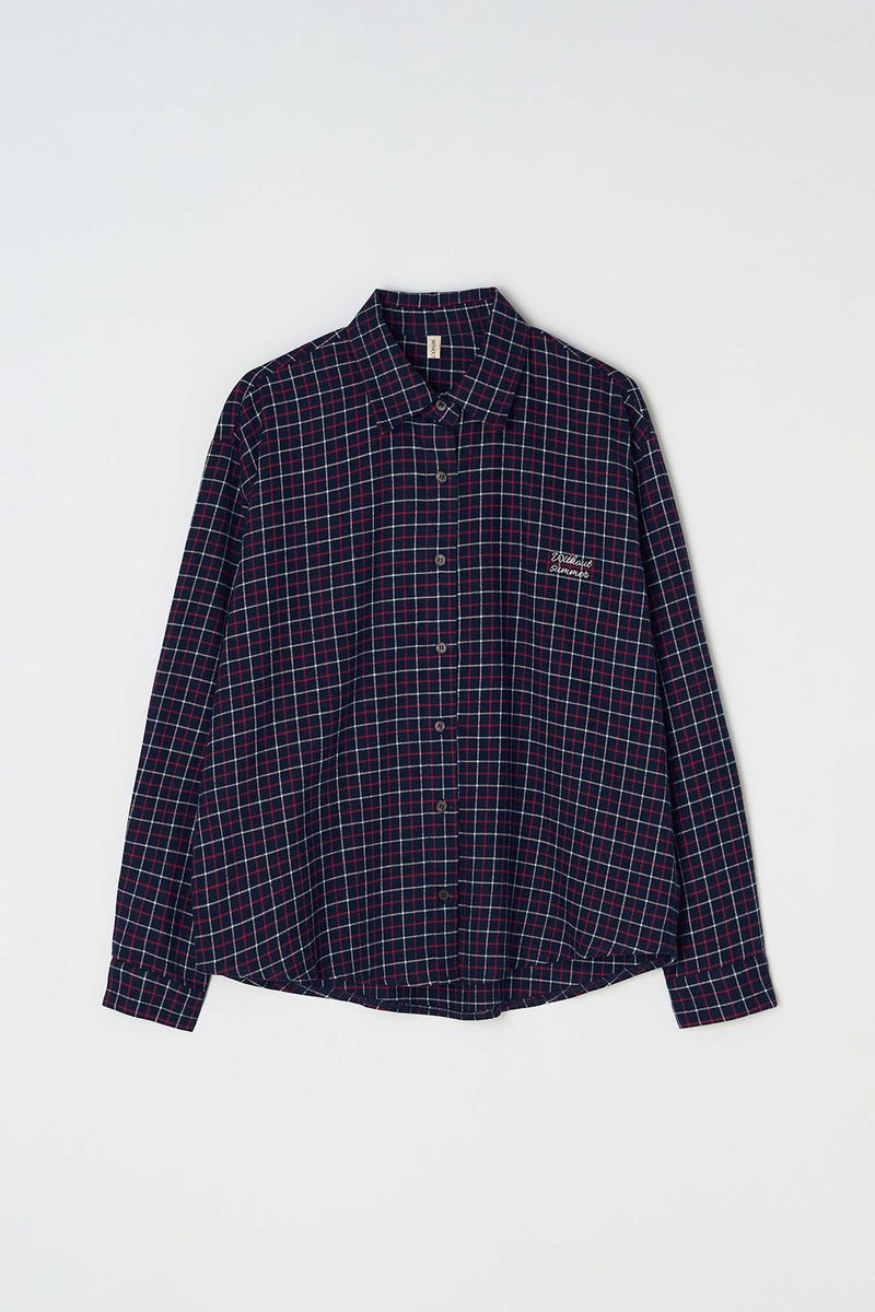 Bein check shirt_navy