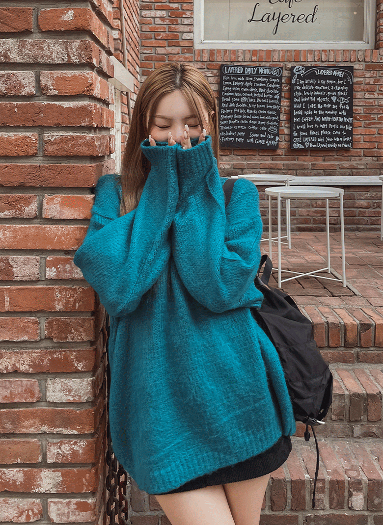 ULAN（ユレン）の「(UNISEX) キャミカルベーシックブラシニット（Tops）」