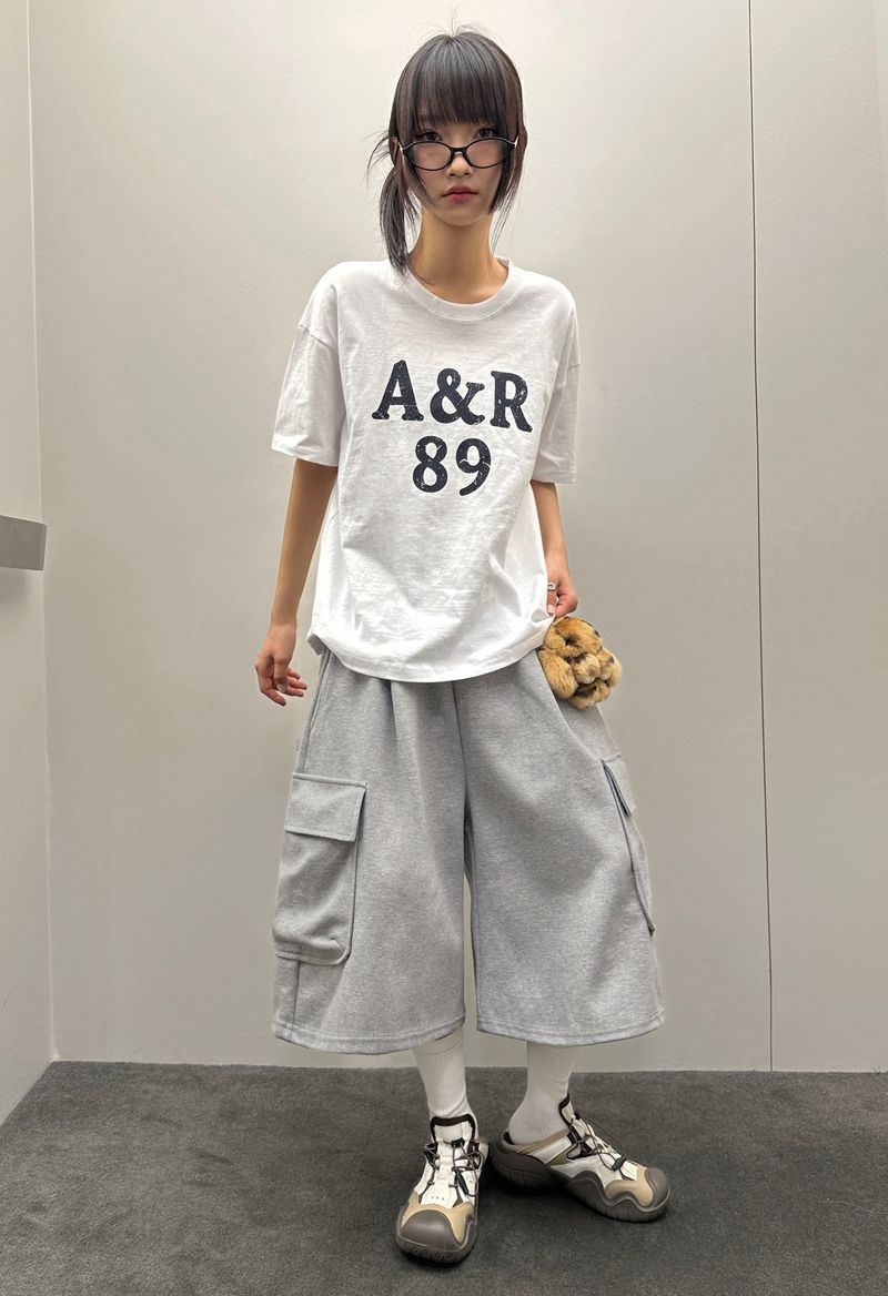 Moni Keyring Balloon Cargo Bermuda Shorts 3color