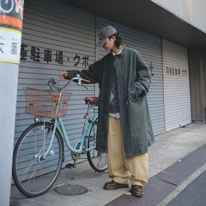 SEMIKAJI（セミカジ）の「WT Aging Pigment Cation Long Padding Parka（Jackets/Outerwear）」