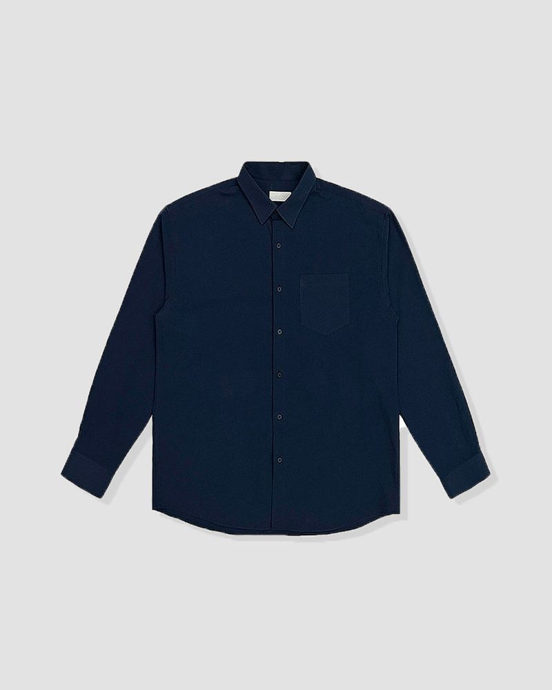 Formal Cotton Washed Oversized Shirt