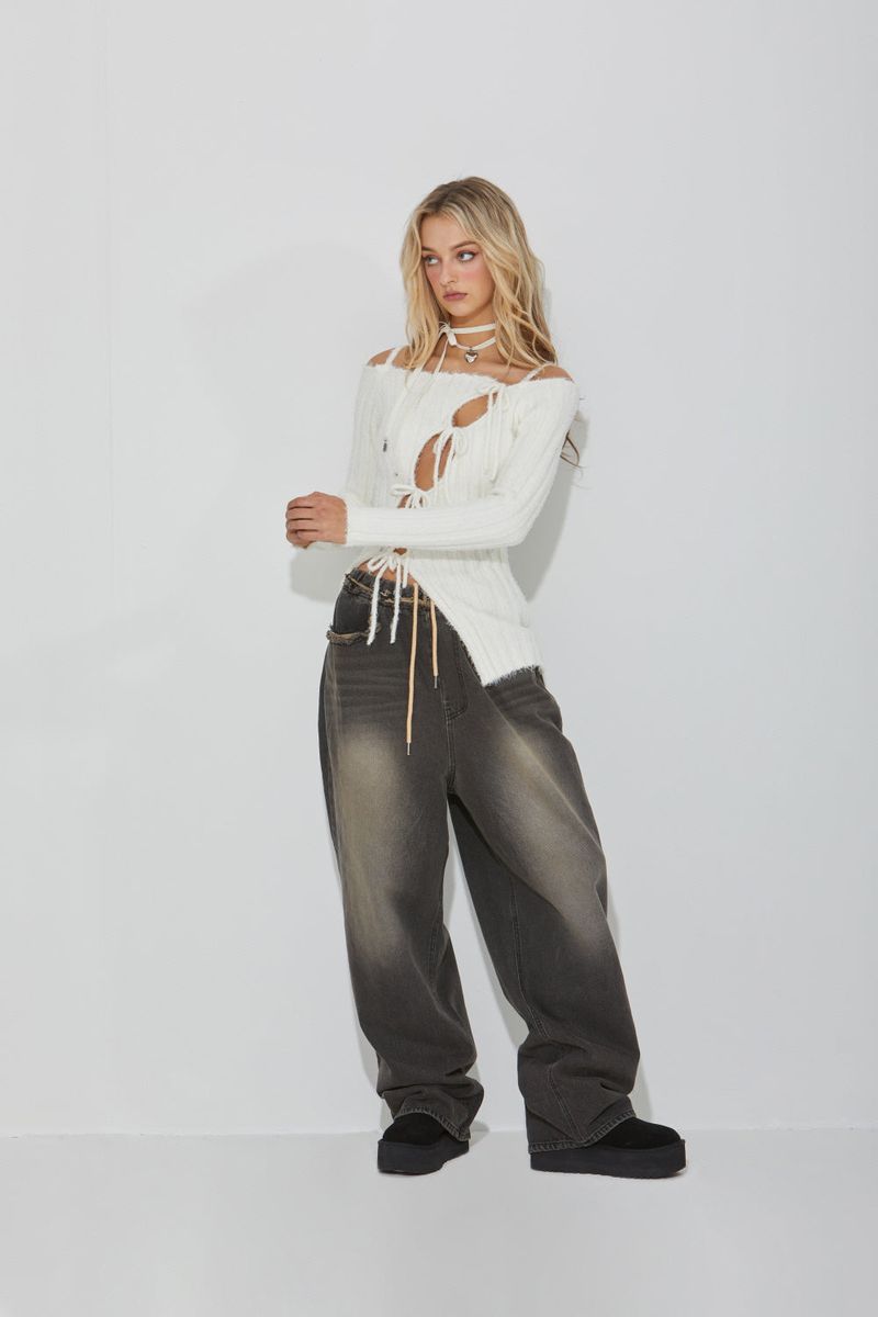 UNDERFIT PANTS-BK