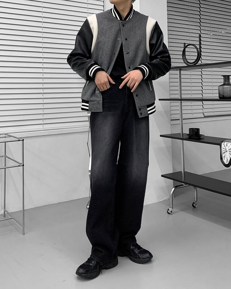 CR Obie wool varsity jacket (2 colors)