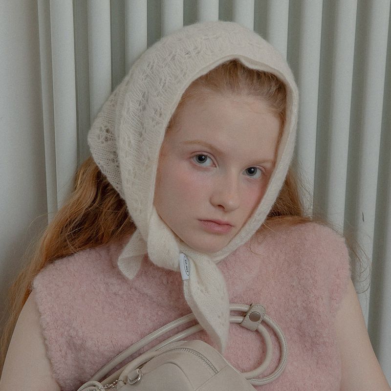 mellotory（メロートリー）の「[CASHMERE 100%] CASHMERE SHAWL MUFFLER (IVORY)（ファッション小物）」