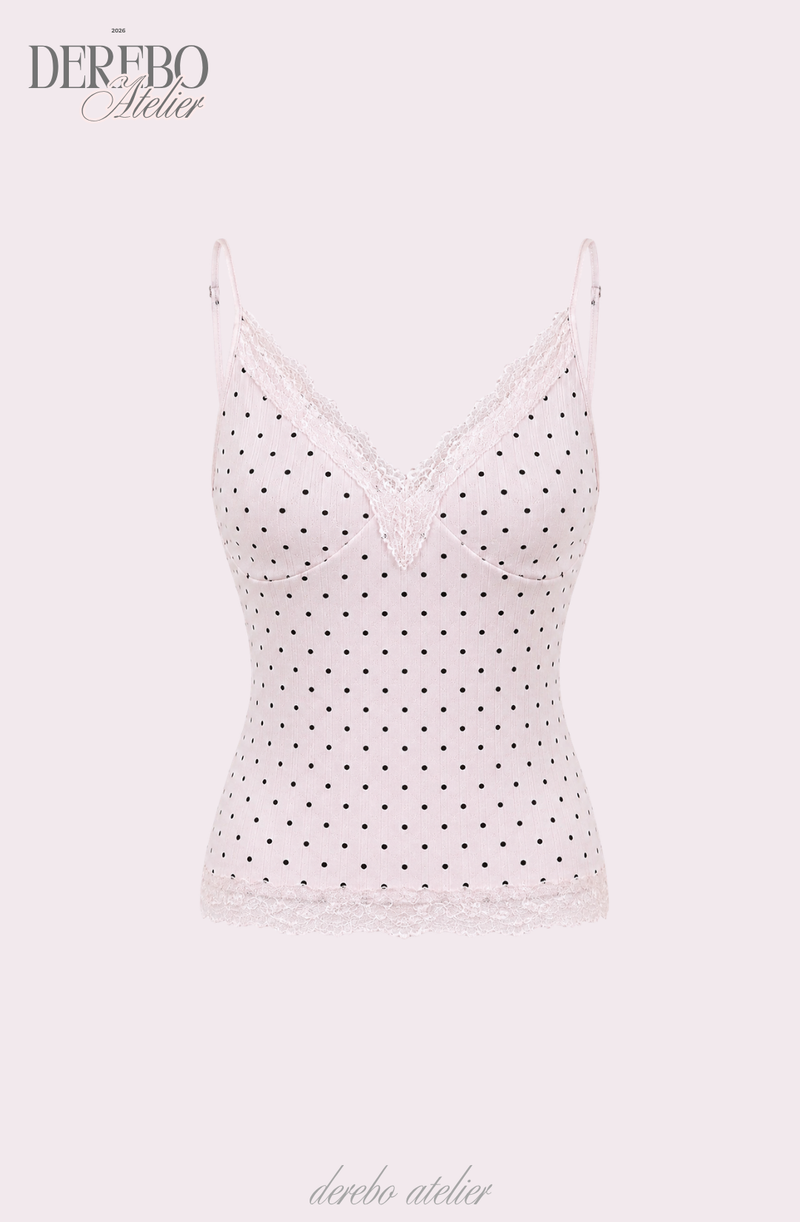 Baby Dot Camisole Cardigan Set (SET)
