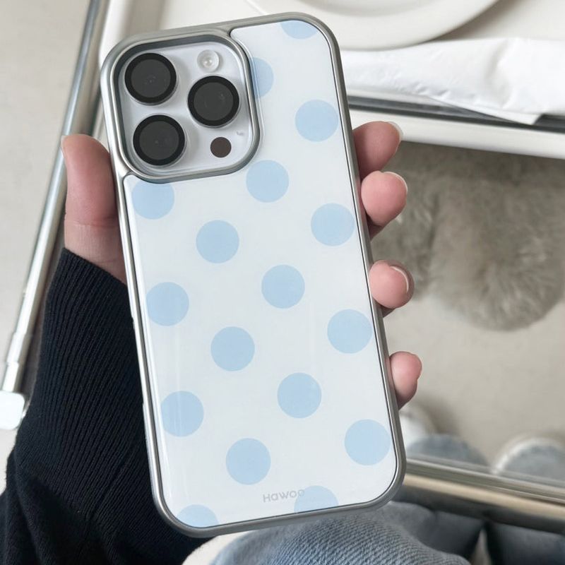 dot silver epoxy bumper case