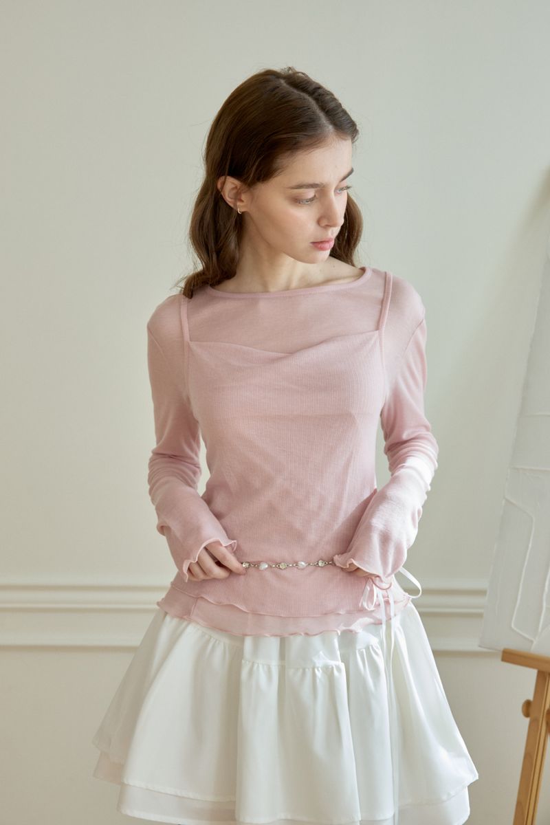 SWEET PEARL HEART BELT