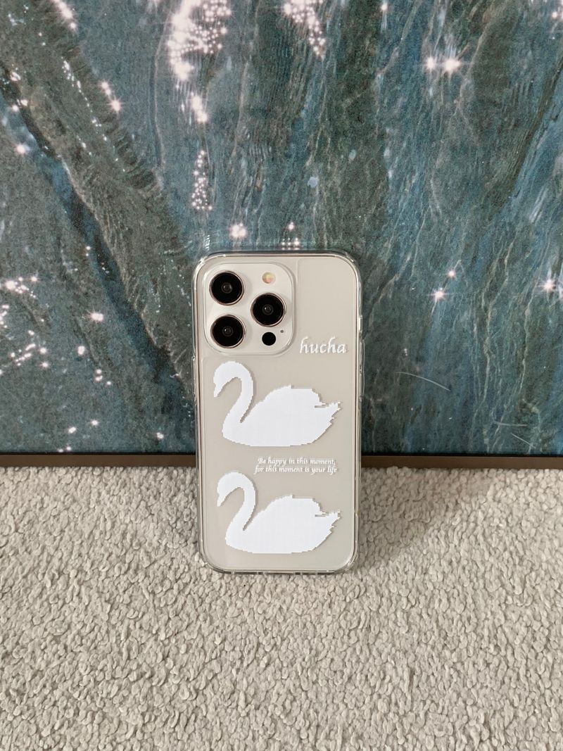 swan pixel jell hard case 
