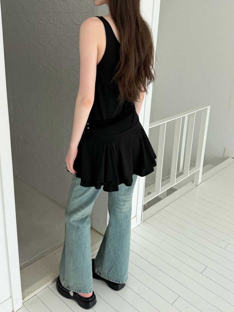[ORIGINAL] Spo Semi Bootcut Denim Pants