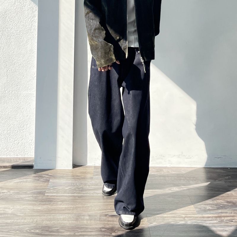 Deep Tone Straight Denim
