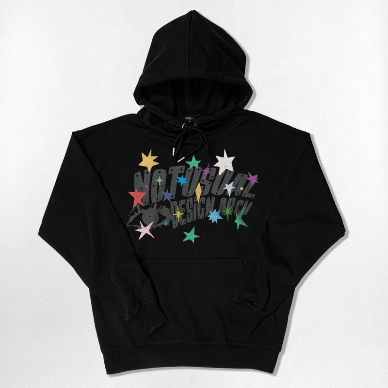 NOTUSUAL(ノットユージュアル)の「Star eye Over-fit Hoodie - 5COLOR(Tops)」