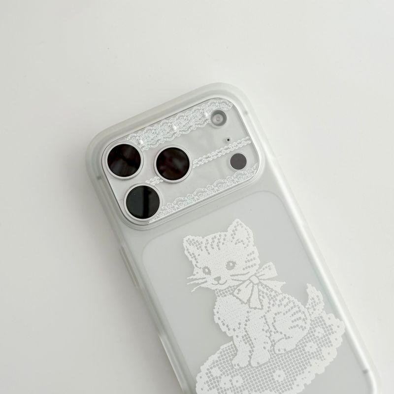 pearl lace camera stickers