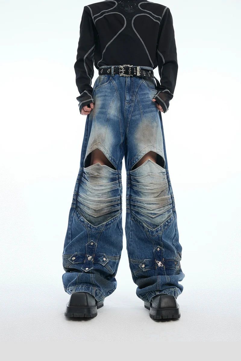 Argue Cultureの「Armored Cross Cutout Denim（Pants）」