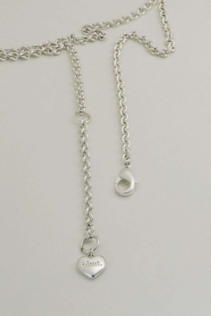 Memory heart locket necklace (Silver)