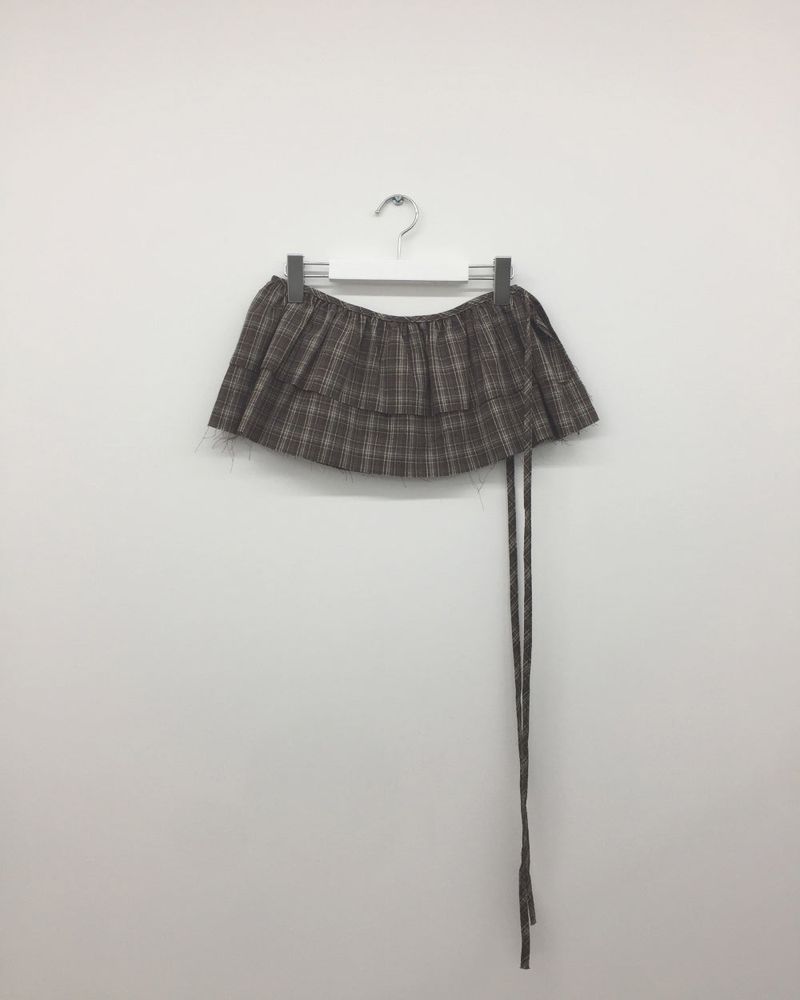 Bonnie Layered Wrap Skirt (2color)