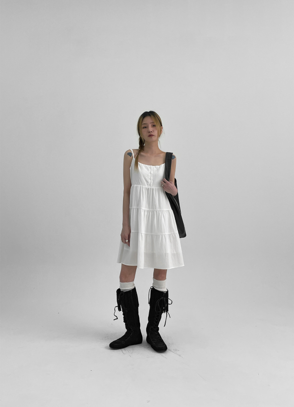 BLACKUP（ブラックアップ）の「[MADE] Flo mini sleeveless dress（Dresses）」