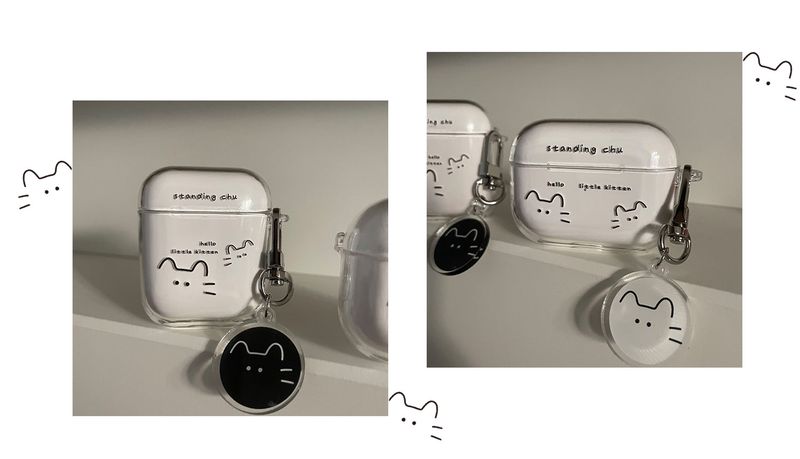 standingchu（スタンディングチュウ）の「standing chu little kitten airpods case（Smartphone Accessories）」