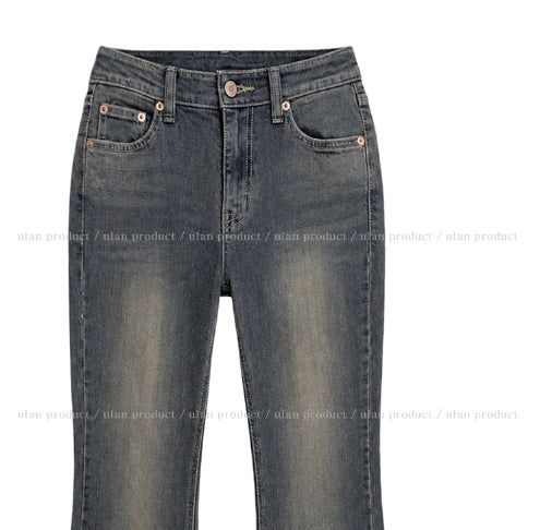 Seize Back Pocket Slim Bootcut Denim Pants
