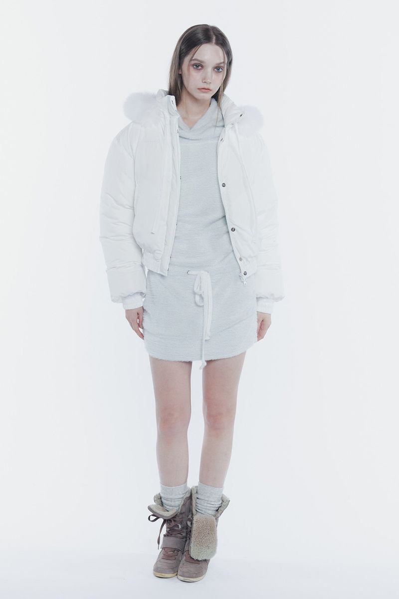 MISTY LOOSE DRESS light grey