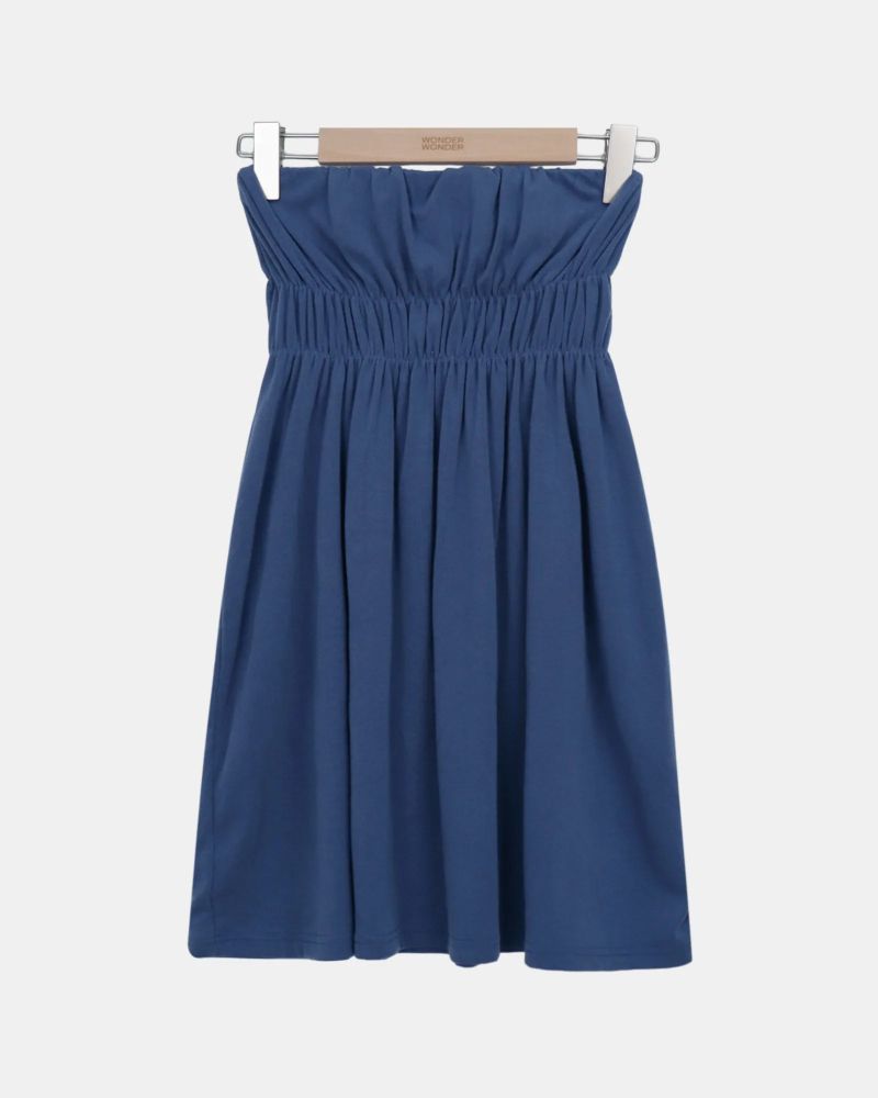 Muen Shirred Midi Skirt