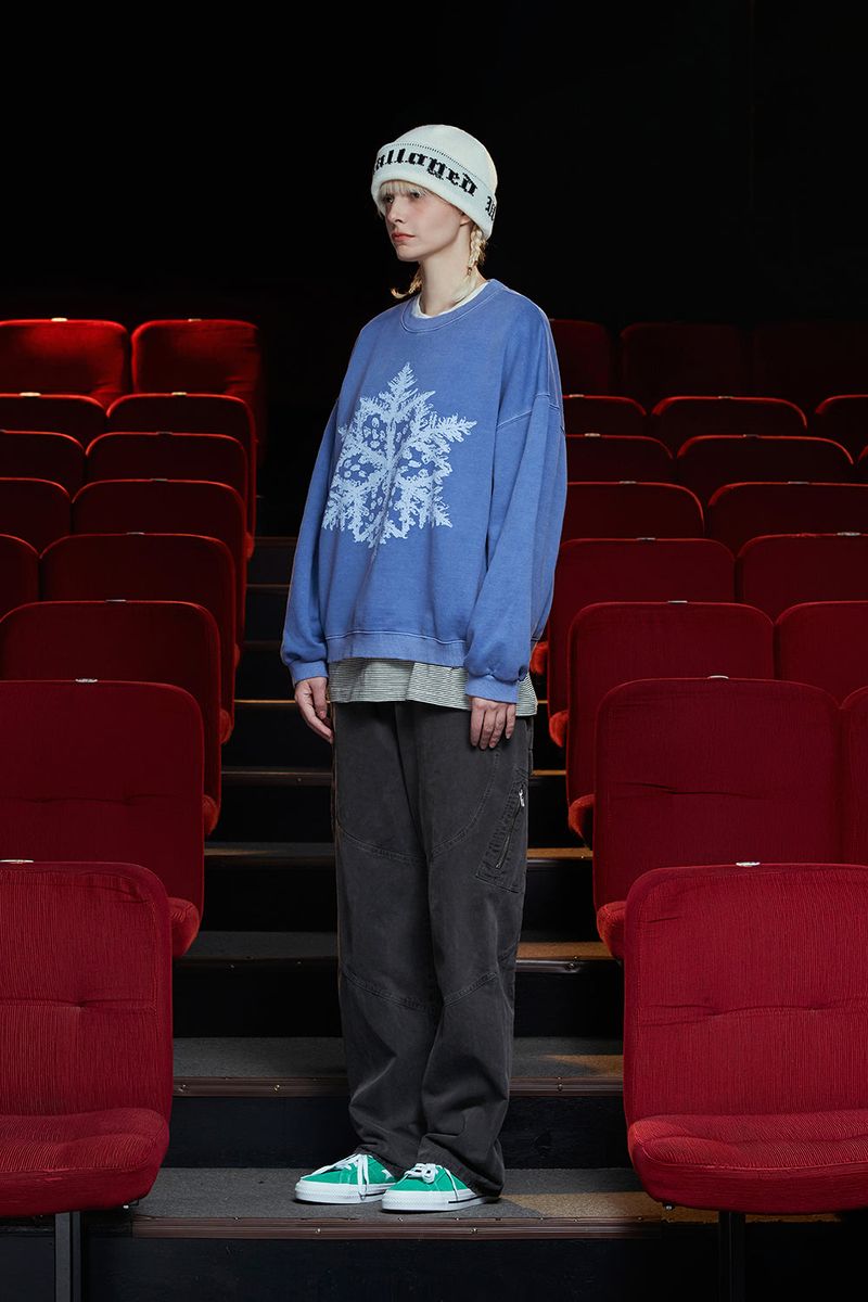 PIGMENT SNOW SWEATSHIRT / BLUE