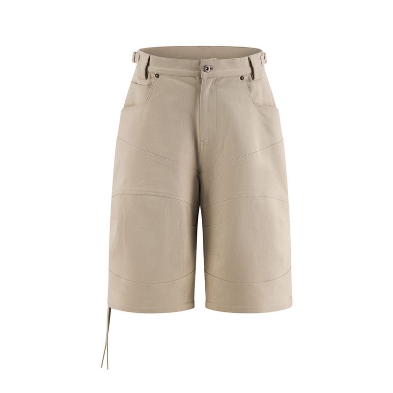 (DUC) 2Way ZipOff Biker Pants Beige