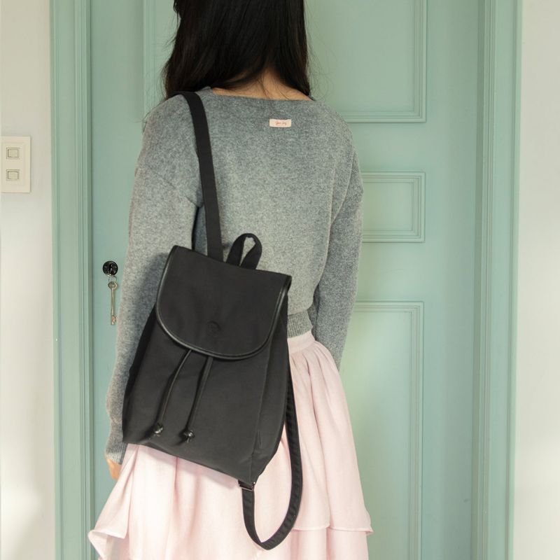 nylon backpack_black